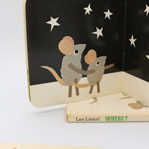 Vintage LEO LIONNI Books, When Where Numbers Children's Board Books ...