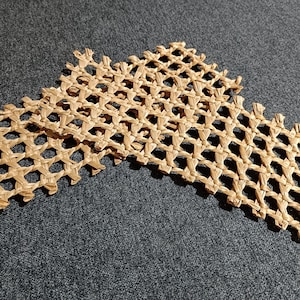Naturvävt halm från Vintage för ditt projekt, tillverkning av väskor, souvenirer och heminredning, hantverksmaterial