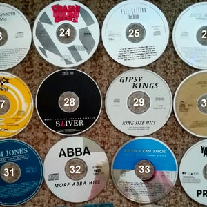 Vintage 80s-90s Pop, Rock, Dance Music CDs - Assorted Compact Discs