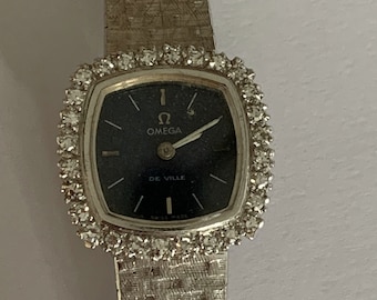 3612 – Omega Uhr Weißgold Diamanten