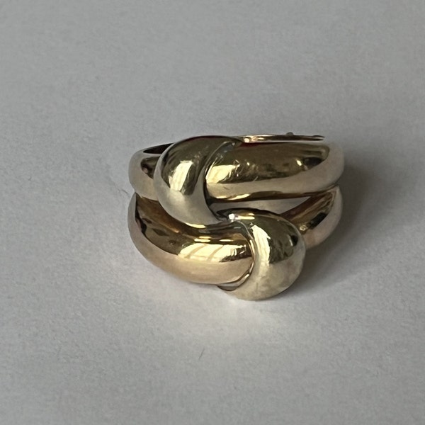 5203- Bague Nœuds Or Jaune