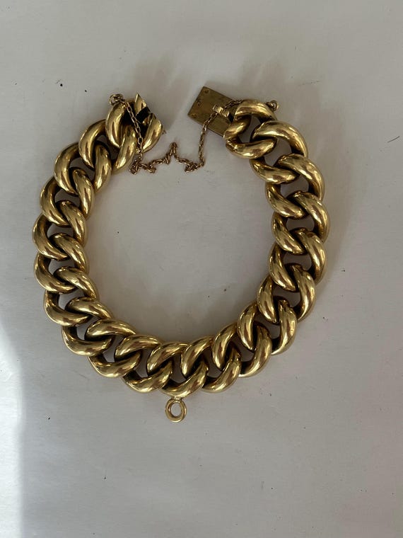 【HYERES LOR】24SS★ (W) Round Box Antique Chain Bracelet 14k Gold Filled Venetian Round Box Chain Bracelet — WE ARE