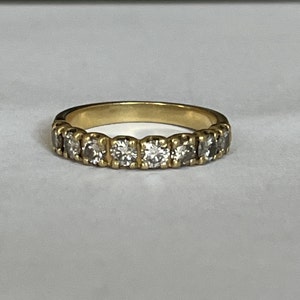 4686- Yellow Gold Diamond Ring 0.80 Ct