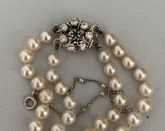 ミキモト パールネックレス スターリングシルバー 1950年代 日本製