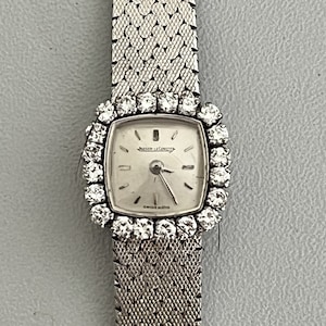 4289 – Jaeger Lecoultre White Gold Diamonds Watch