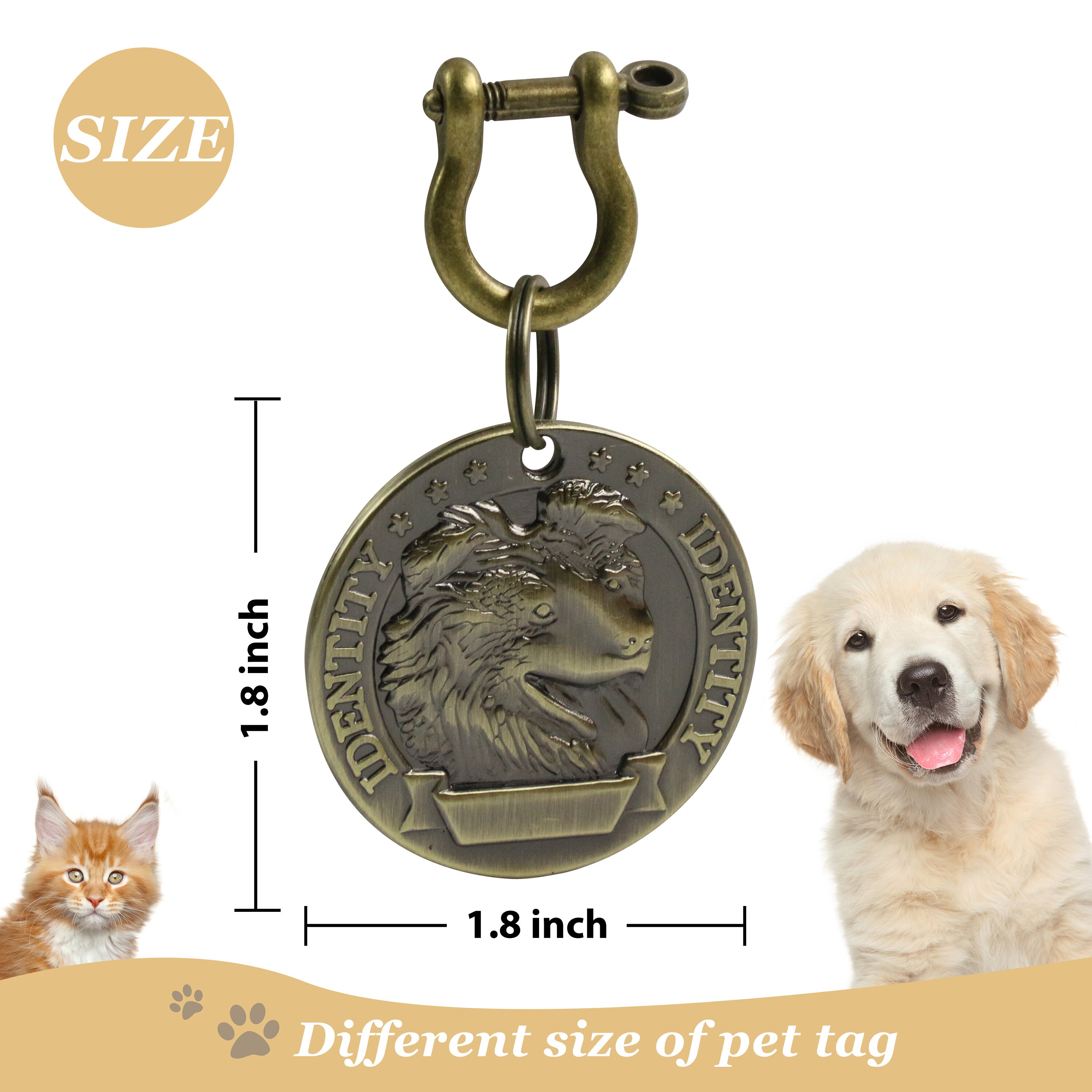 Personalized Pure Copper Dog Tags Etsy