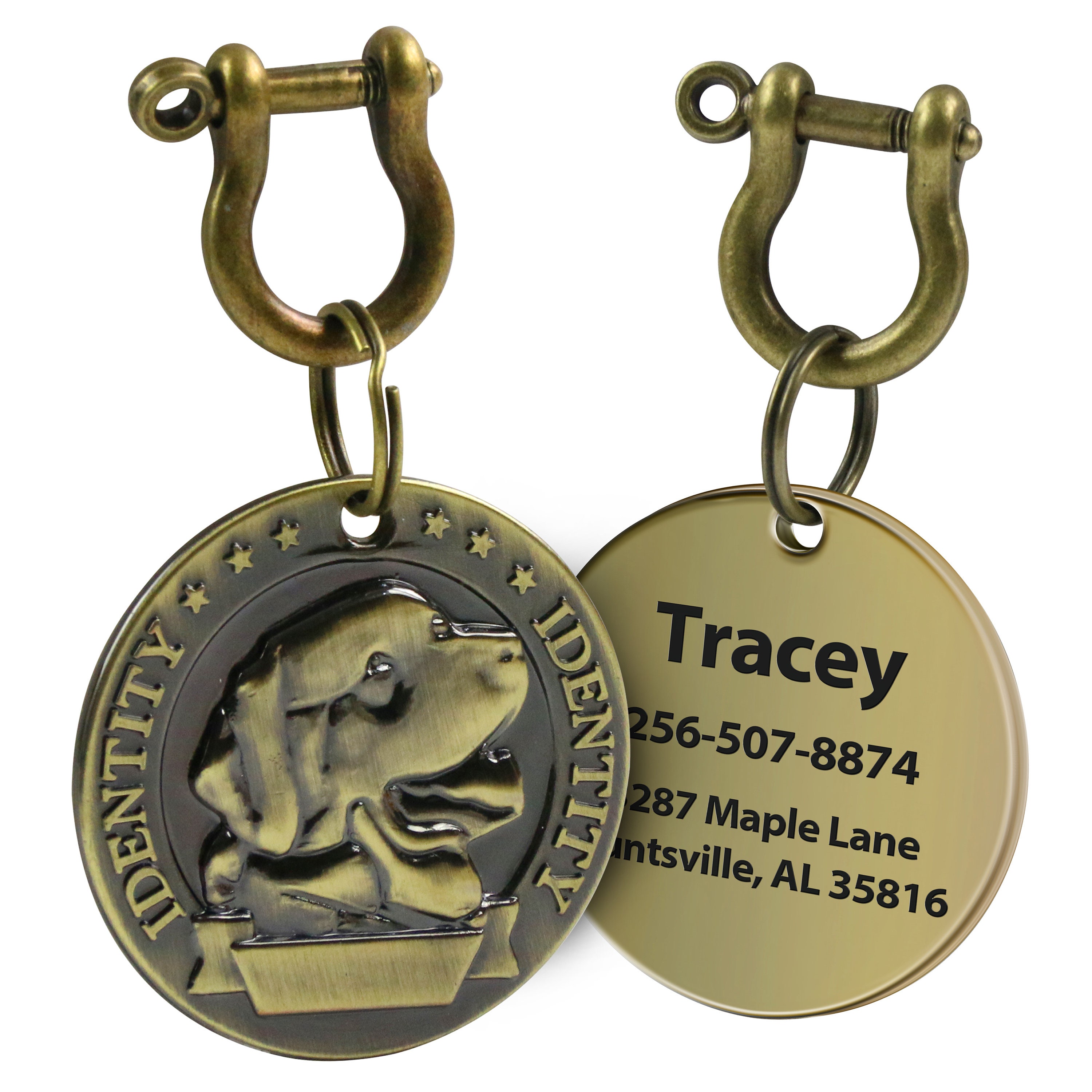 Personalized Pure Copper Dog Tags Etsy
