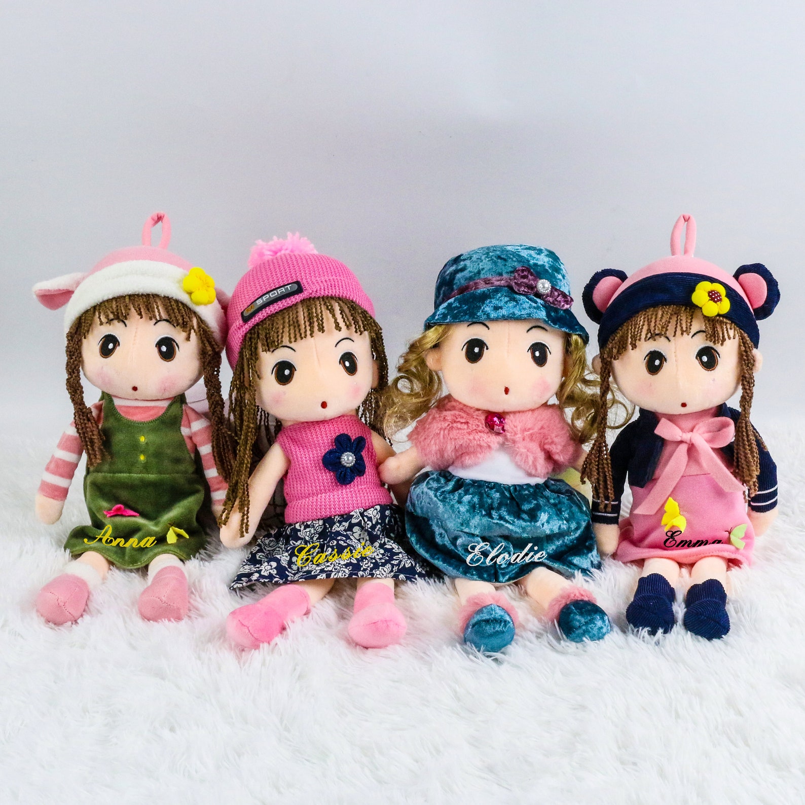 Personalized Rag Dolls for Girls Etsy