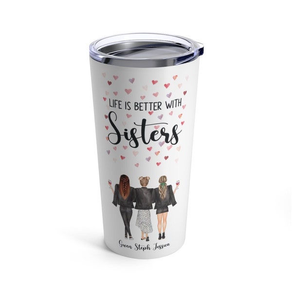 Personalized Travel Mug With Name - Custom Monogrammed Ceramic Mug, Floral Design, 11oz Or 15oz