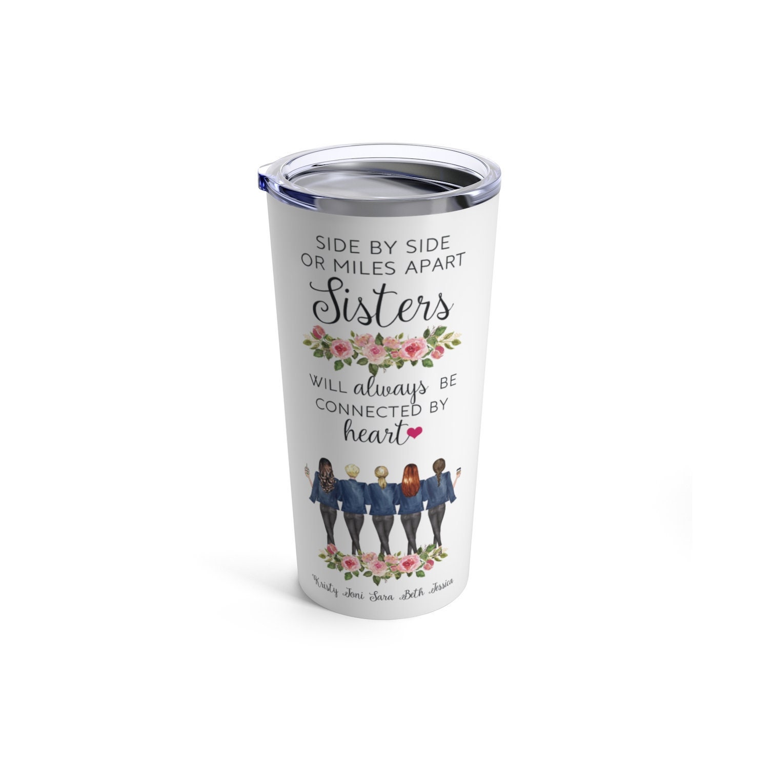 thumbnail image 2 of Friends Theme Tumbler, Personalized Friends Tumbler, Purple Door 2 of 10