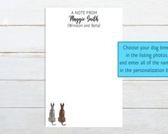 Gift for Belgian Malinois owner, Malinois notepad, personalized pet notepad, Belgian Malinois lover gift, personalized animal notepad