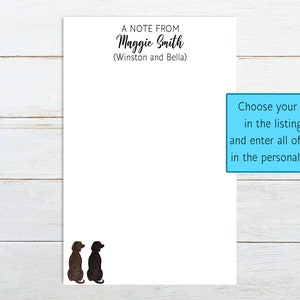 Gift for American Water Spaniel owner, American Water Spaniel notepad, personalized pet notepad, Dog lover gift, personalized animal notepad