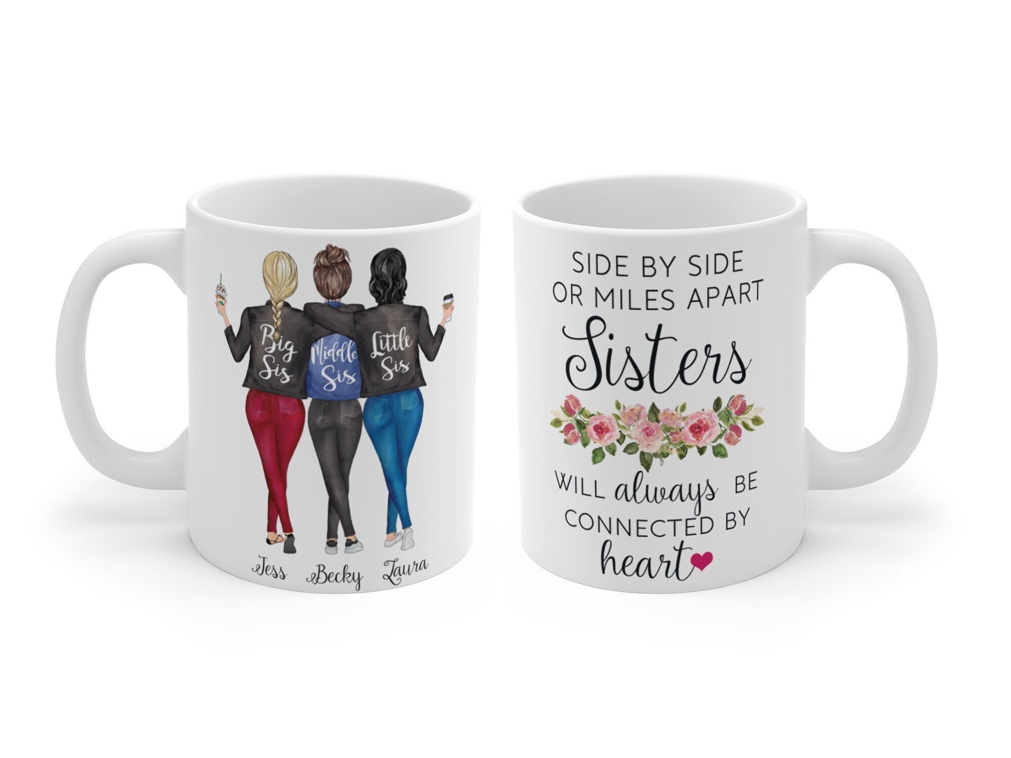 Two Tone Mug with Matching Spoon, Home, Bickering Sisters