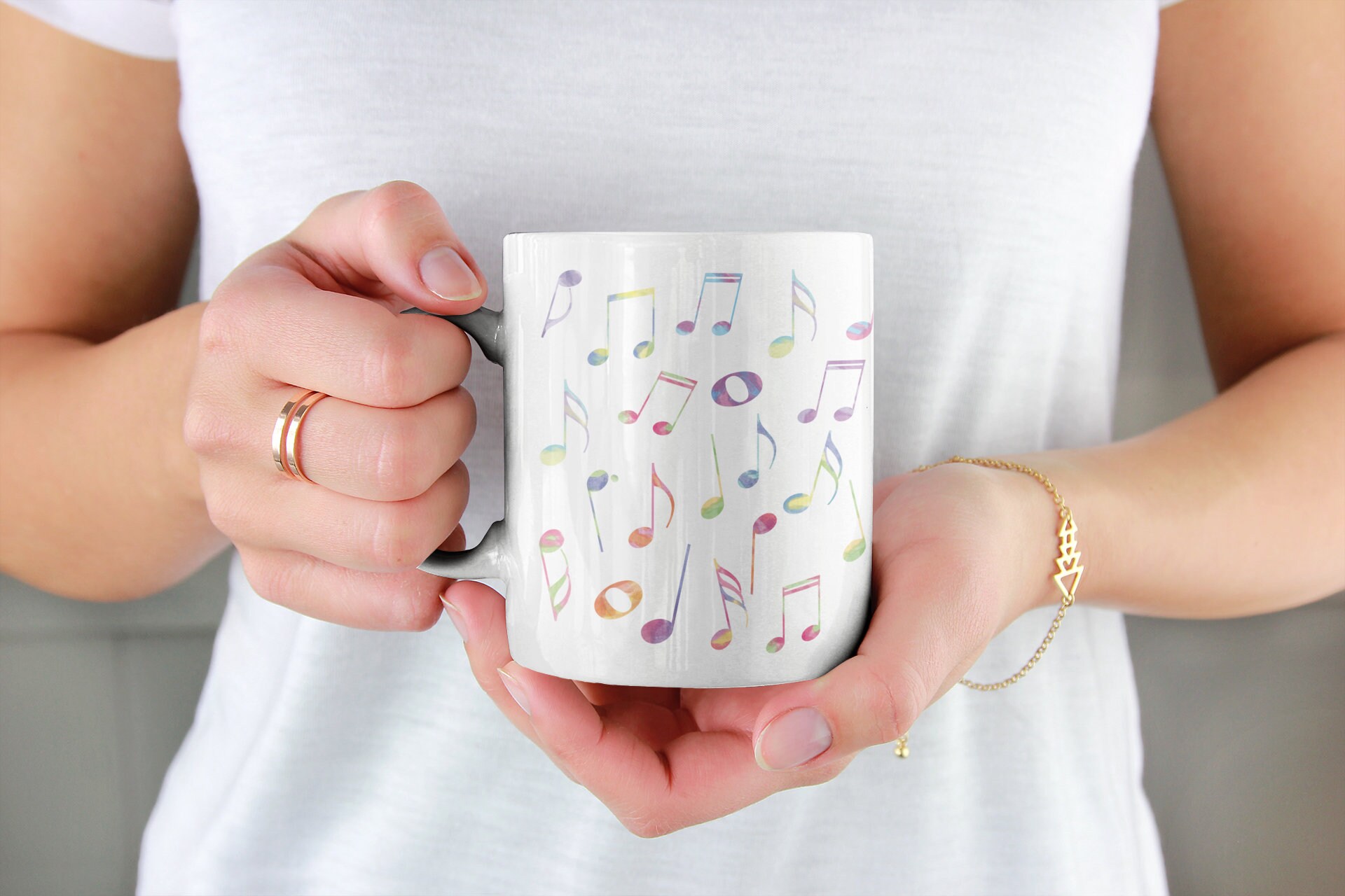 Music Note Mug, Gift for Music Teacher, Gift for Musician, Unique Music ...