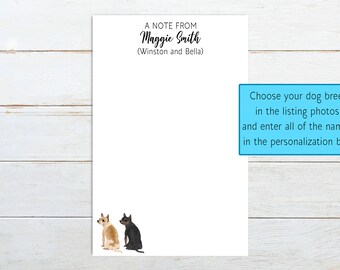 Gift for Chihuahua owner, Chihuahua notepad, personalized pet notepad, Chihuahua lover gift, personalized animal notepad