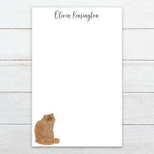 Gift for Persian cat owner, Persian Cat notepad, personalized pet notepad, Persian lover gift, personalized cat notepad, cat lover notepad