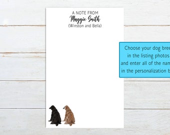 Gift for Afgan Hound owner, Afgan Hound notepad, personalized pet notepad, Afgan Hound lover gift, personalized animal notepad