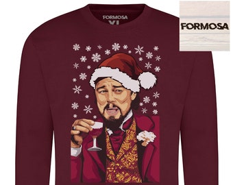 Leonardo Meme Christmas Jumper DiCaprio Ugly Xmas Sweater Adults & Kids