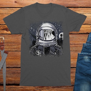Space Hunter Astronaut Men&#39;s T-Shirt, mens funny tshirt, Comedy t shirt, gift for him, funny shirt, t shirt, t-shirt, mens funny t shirt