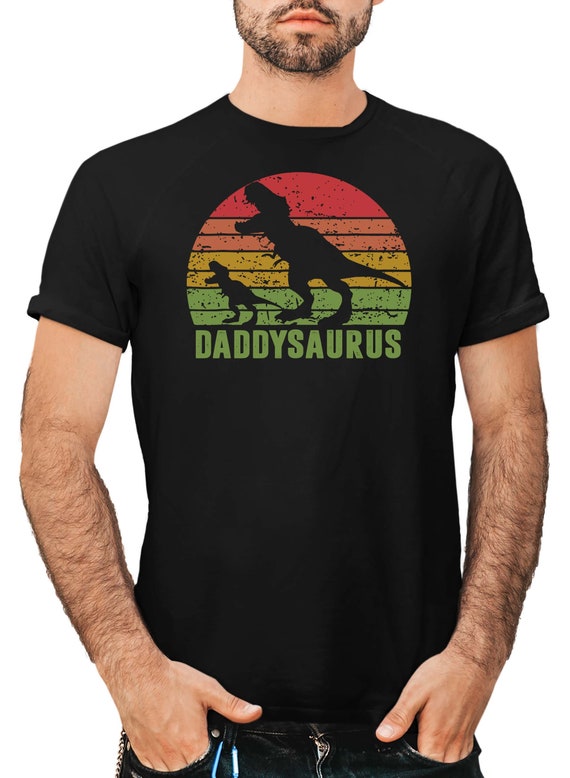 Daddy Plus Dinosaur Is Daddysaurus Funny Dad T-Shirt Retro Daddy Plus Dinosaur Is Daddysaurus Funny Dad T-Shirt Retro