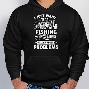 Funny Fishing  Hoody Super Soft Fishing Hoodies & Sweats