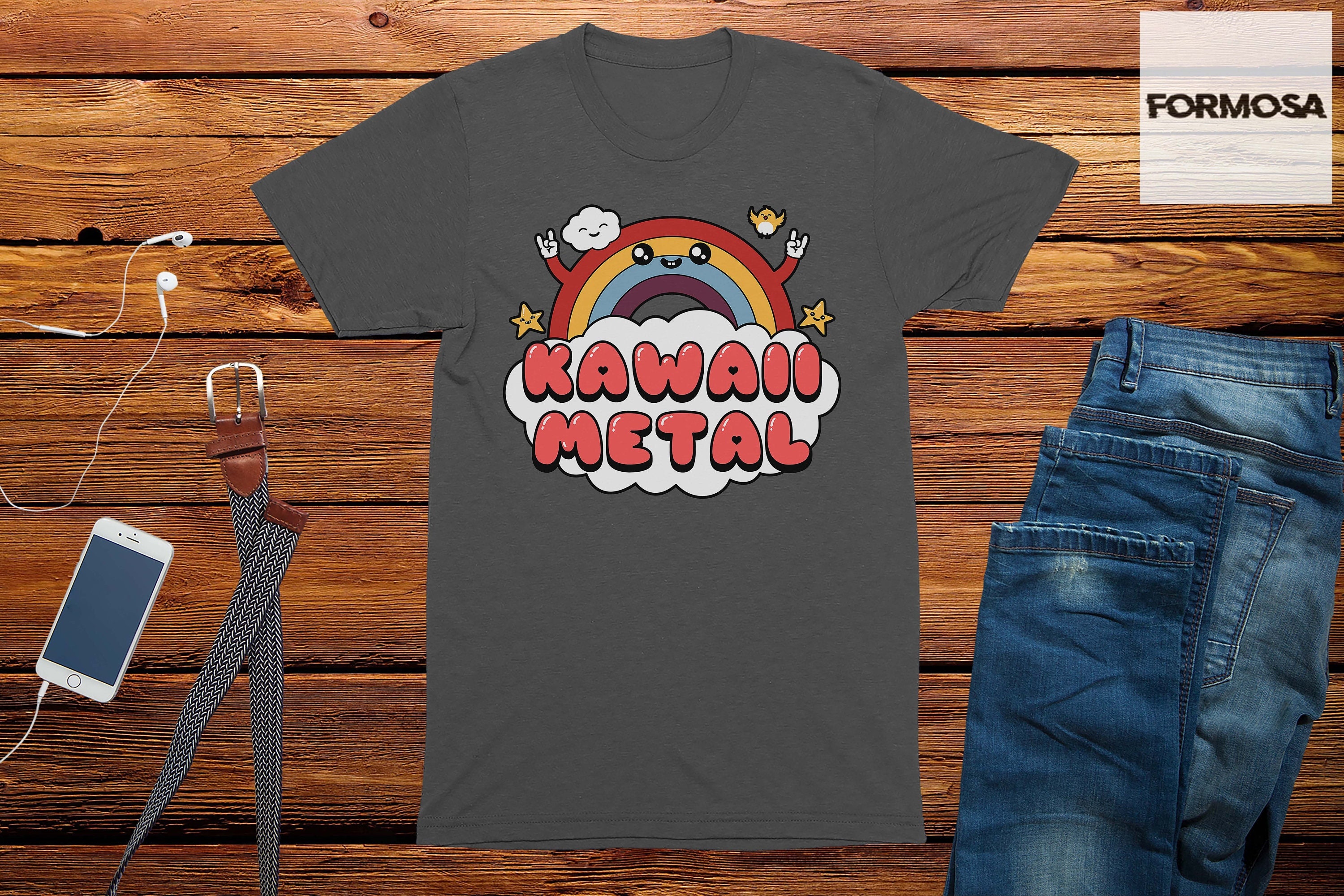Kawaii Metal Adults Unisex T-Shirt, anime girl tee, hentai shirt, funny mens t shirt, novelty t shirt, geek t shirt, anime collection