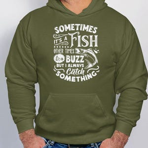 Fishing Graphic  Hoody Super Soft Fishing Hoodies & Sweats