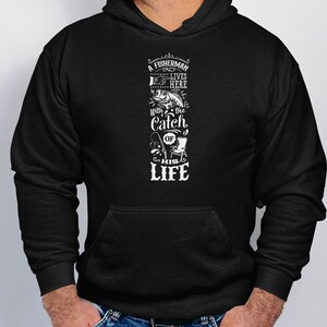 Funny Fisherman  Hoody Super Soft Fishing Hoodies & Sweats