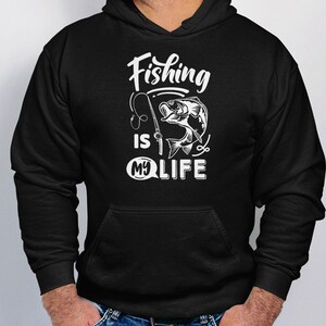 Fishing Is My  Hoody Super Soft Fishing Hoodies & Sweats