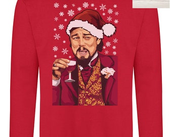 Leonardo Meme Christmas Jumper Dicaprio Ugly Xmas Sweater Adults