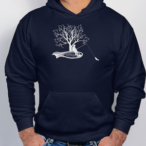 Unique Fishing  Hoody Super Soft Fishing Hoodies & Sweats