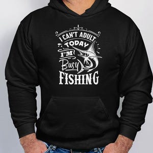 Funny Fishing  Hoody Super Soft Fishing Hoodies & Sweats