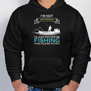 Funny Fishing  Hoody Super Soft Fishing Hoodies & Sweats