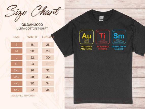 Women's Autism Awareness T-Shirt – Cute Periodic Table Graphic Tee, Autistic Support Shirt, Casual Short Sleeve Top - View #5