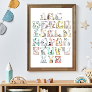 El alfabeto de letras