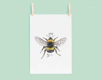 Queen Bee Art Print