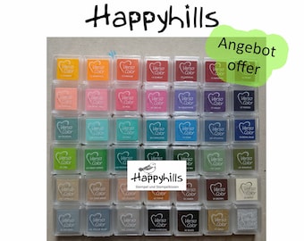 VersaColor mini Angebot 6er oder 10er Set mit großer Farbauswahl, Stempelkissen, portofrei, Topangebot von Happyhills