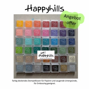 VersaColor mini Angebot 6er oder 10er Set mit großer Farbauswahl, Stempelkissen, portofrei, Topangebot von Happyhills Bild 1