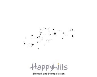 Paint splatter stamps, various sizes, confetti, paint splatters, splash, shabby chic, background, dots, cosmos, snow by Happyhills