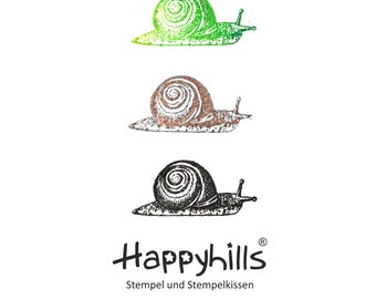Snail Stamp Garden, Crawling, Soft, Shell, Slow, Cute, House, Vegetable, Fruit by Happyhills