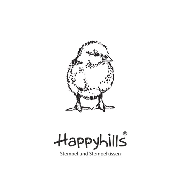 Küken, so flauschig und niedlich, Bauernhof, Ostern, Kücken, Junges, Geburt, Ei und Hühner Stempel von Happyhills