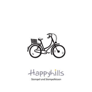 Timbro in legno per bicicletta di Happyhills, sia per una gita che per un tour in bicicletta, perfetto per le vacanze, un buono di viaggio o come decorazione per un fotolibro
