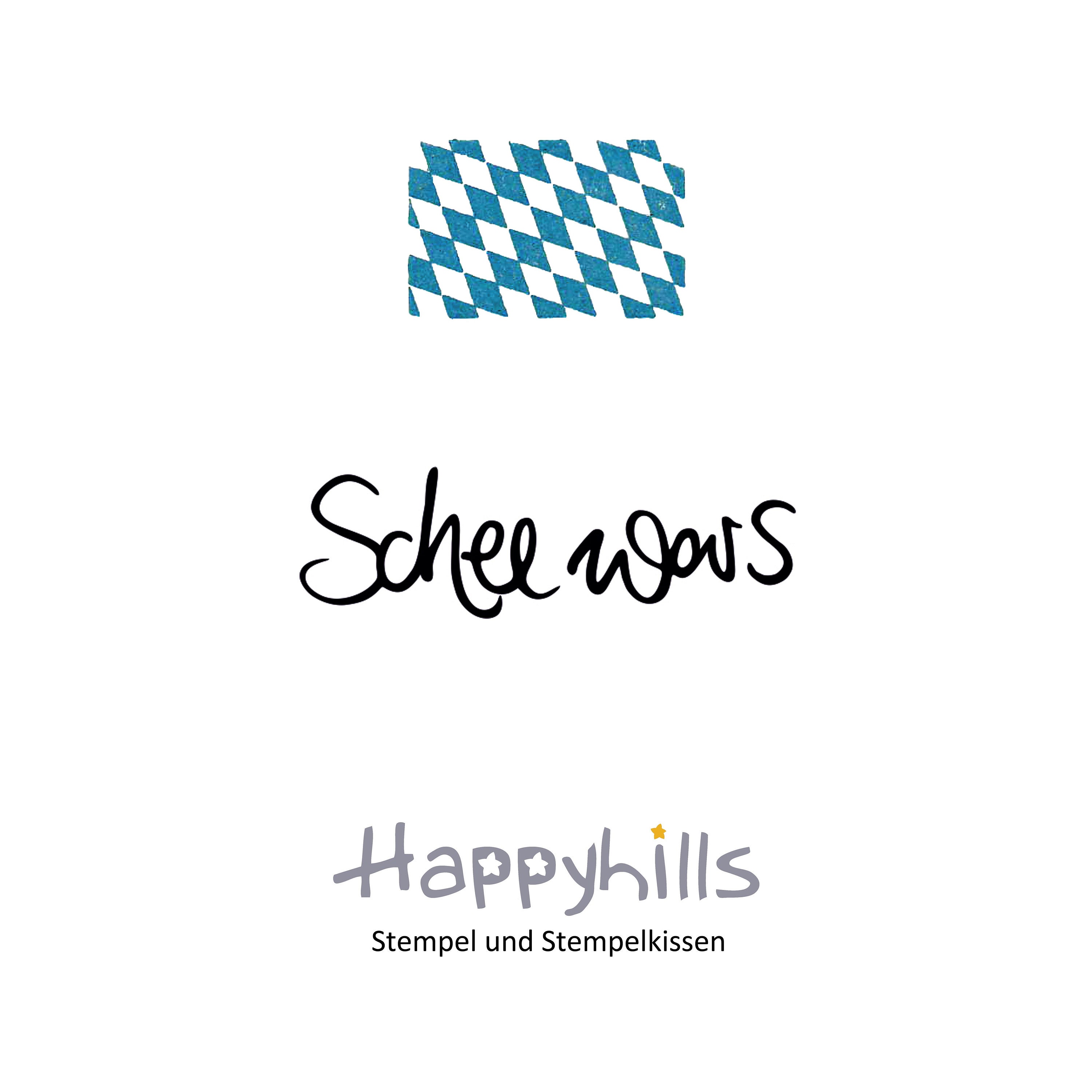 It was a nice time stamp from Happyhills, what a party! brings back memories, for photo album, thank you card in Bavarian, dialect