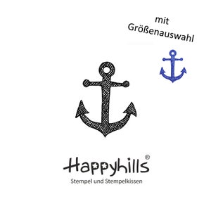 Timbre ancre de Happyhills le symbole de la fidélité éternelle ! Sentiment de vacances, foi, amour, espoir, motif maritime, mer, navire, capitaine