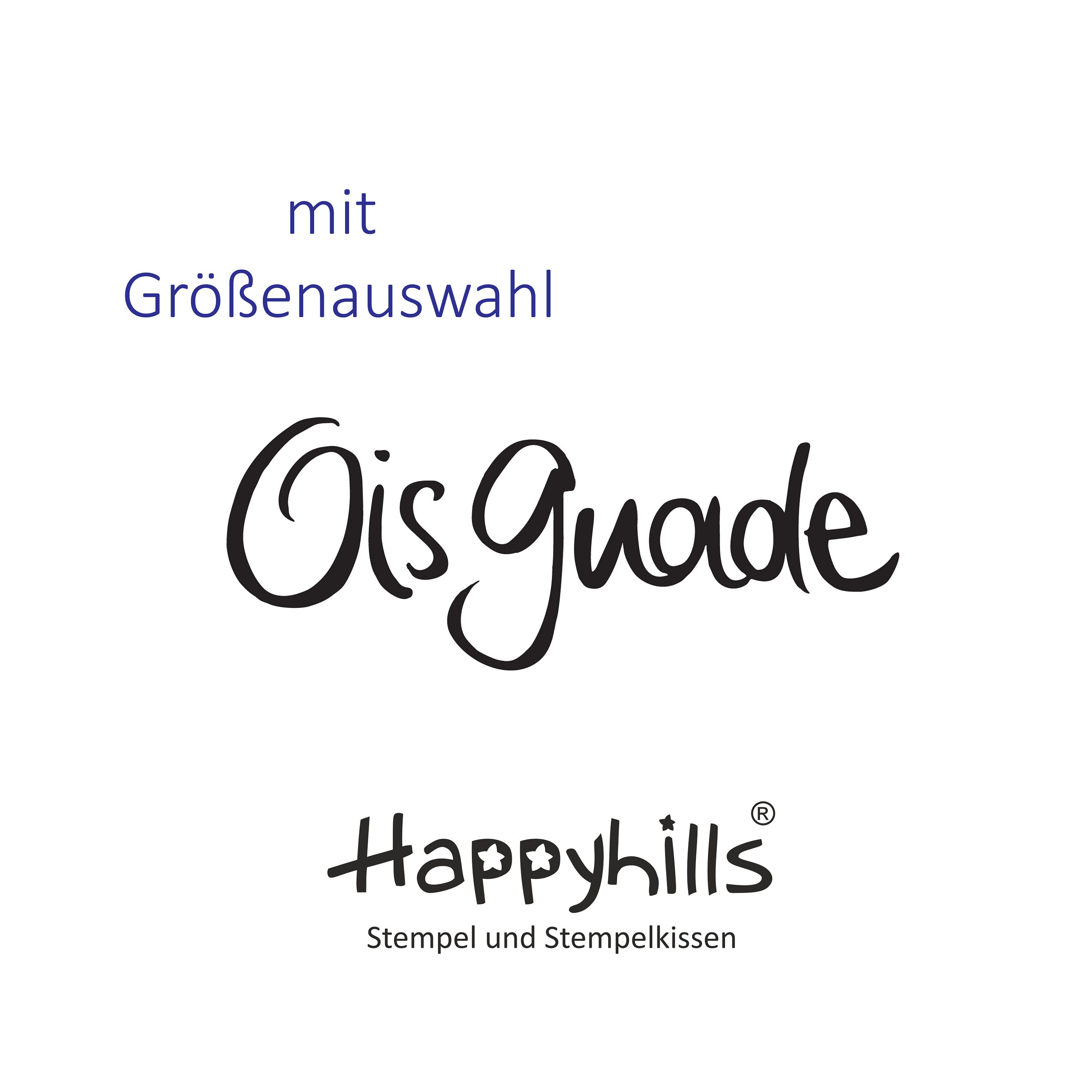 Ois Guade quer stamp from Happyhills, happy birthday - say it in Bavarian!