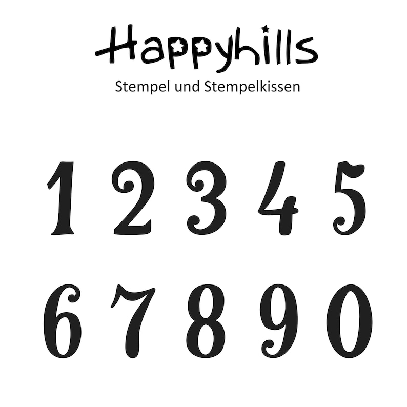 Historische Zahlen Holzstempel aus einem Kloster Schrift - Etsy