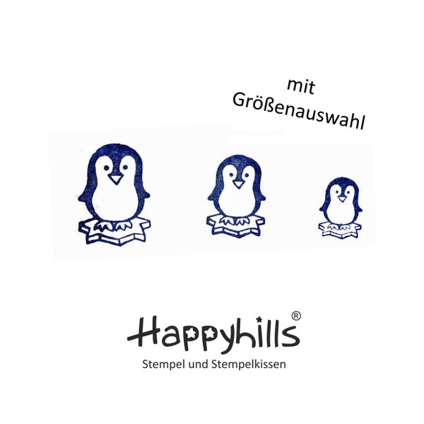 Pinguin Stempel von Happyhills, dieser coole Vogel im Frack ist ein süßer watschelnder Geselle, wer liebt ihn nicht?