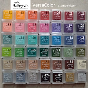 SALE VersaColor mini und groß Sonderfarben topaz, hellbraun, vanille, sand beige Stempelkissen von Tsukineko, Happyhills Bild 9