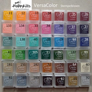 VersaColor mini Angebot 6er oder 10er Set mit großer Farbauswahl, Stempelkissen, portofrei, Topangebot von Happyhills Bild 9
