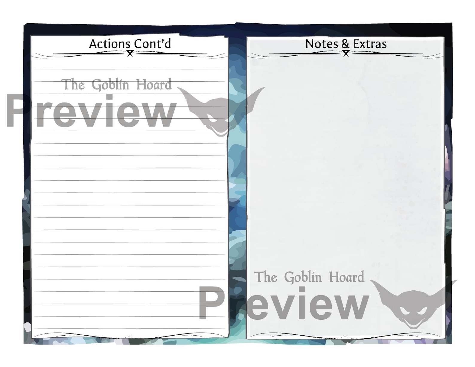 D&amp;D Monster Card Fillable PDF Print at Home | Etsy Canada